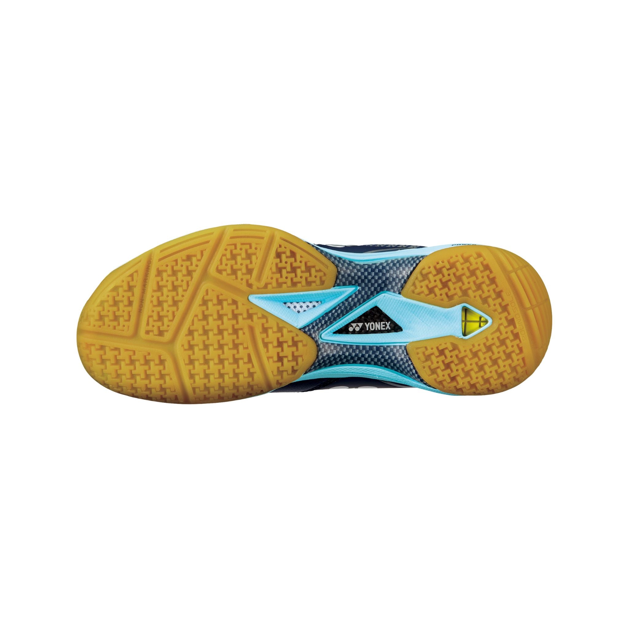 Yonex Power Cushion SHB65Z3 Women's Badminton Shoes - Navy/Sax - Lightweight & Shock Absorbing for Indoor Court Sports