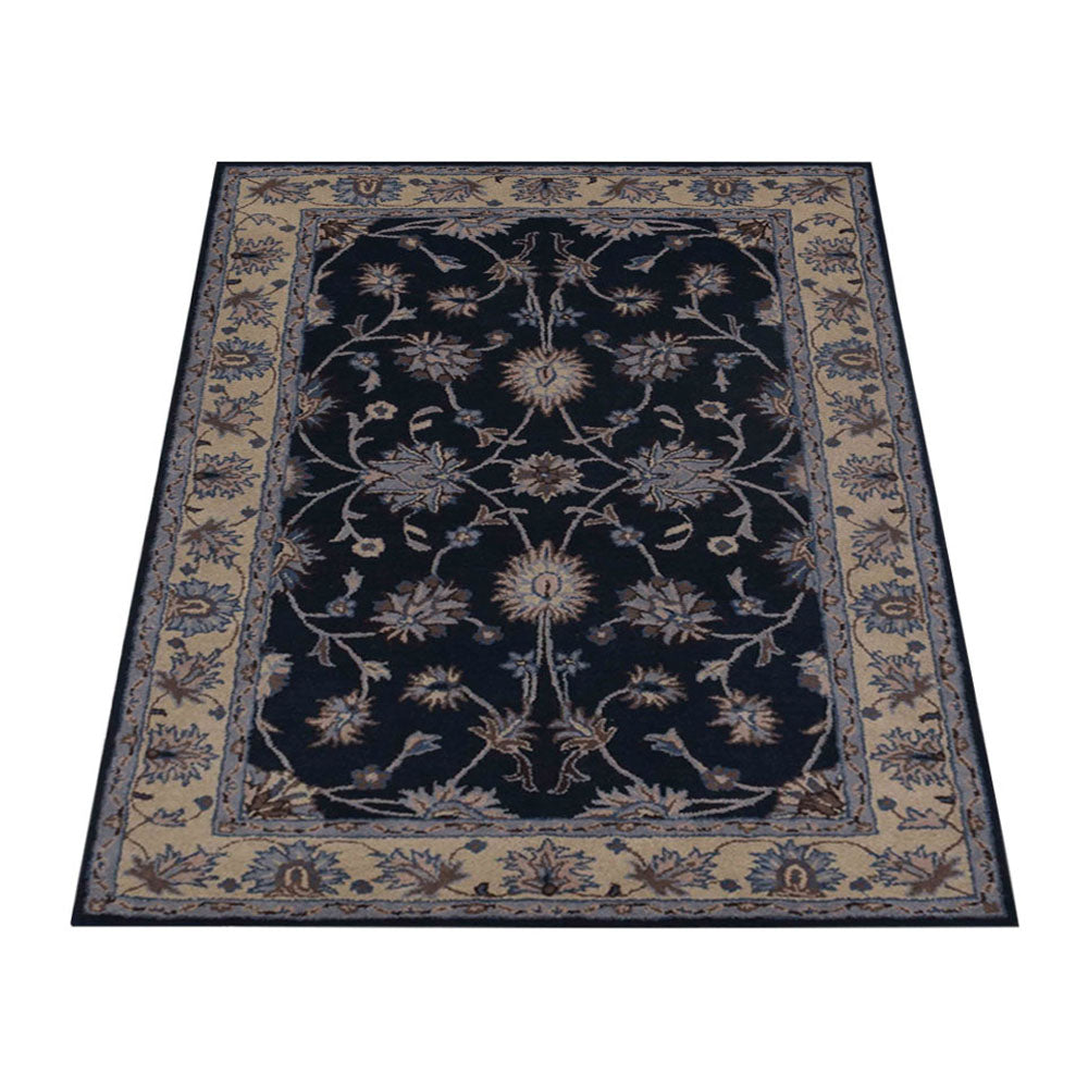 Premium Ardabil Hand Tufted Wool Rug - Traditional Persian Design for Living Room, Bedroom & Office Decor - Soft & Durable Area Rug (5x8 ft)