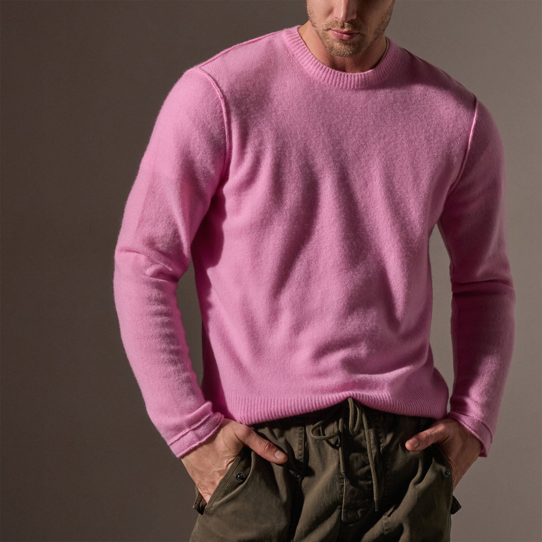 Soft Featherweight Cashmere Crew Neck Sweater for Women - Cozy Winter Knit Pullover for Casual Wear & Office Outfits