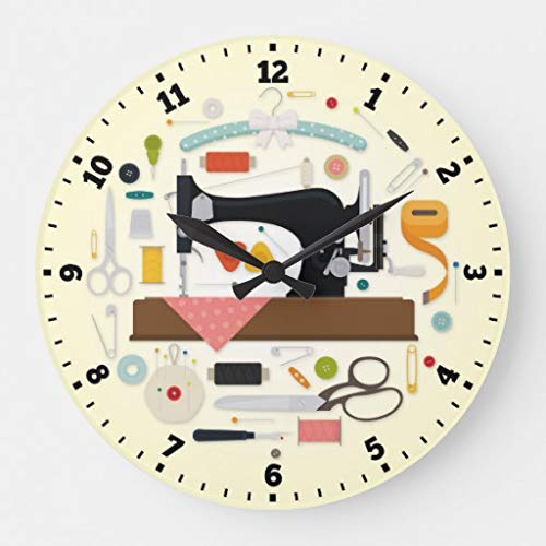 Vintage Wooden Quartz Wall Clock - Large Decorative Clock for Living Room, Bedroom, Kitchen, Cafe & Bar | Perfect Home Decor & Gift Idea