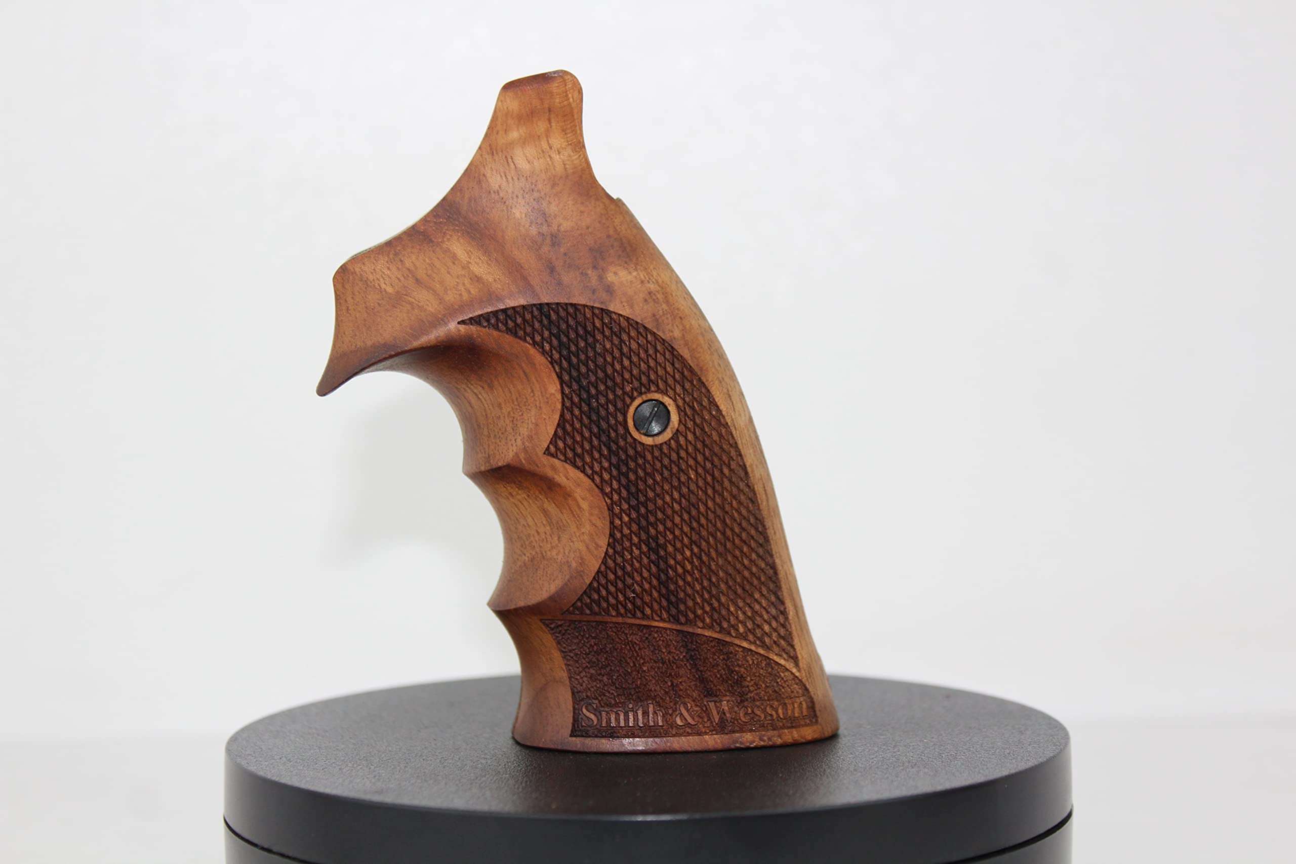 Smith & Wesson K/L Frame Square Butt Walnut Grips - Premium Wood Handgun Grips for Revolvers | Perfect for Shooting Range, Hunting & Gun Collectors