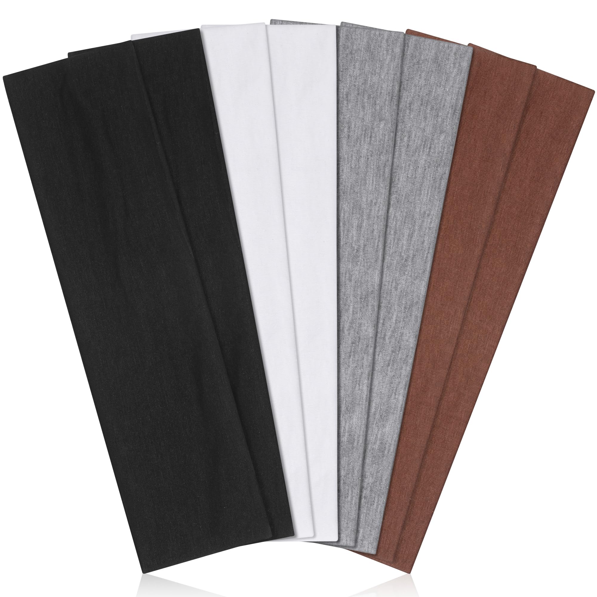 Non-Slip Headbands for Women - Soft Stretchy Cotton Sports Hair Bands for Yoga, Running & Outdoor Activities - Comfortable Workout Headwear for Active Lifestyles