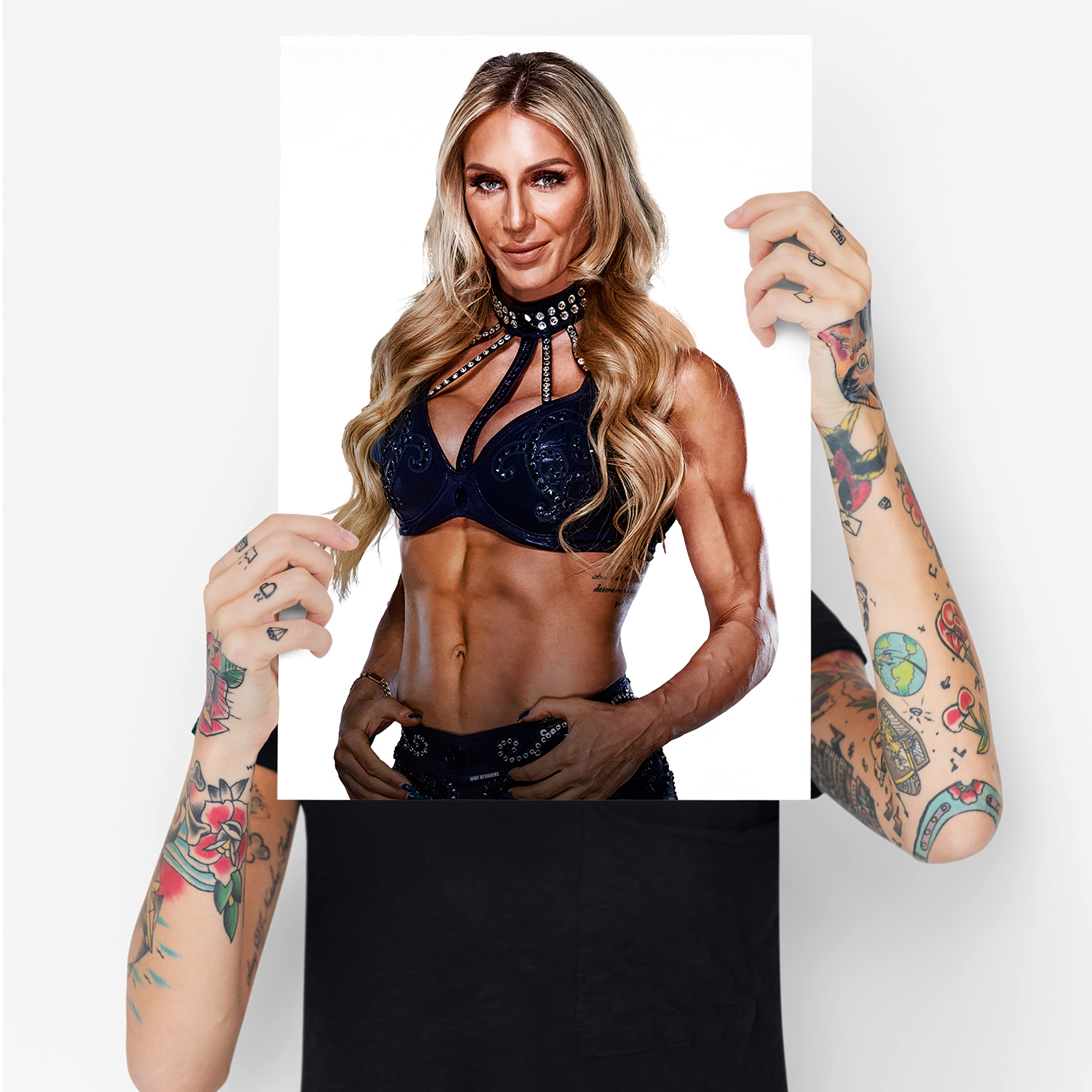 Charlotte Official Wrestling Poster - Premium Home Gym Art & Sexy Bedroom Decor - Perfect for Wrestling Fans & Fitness Enthusiasts