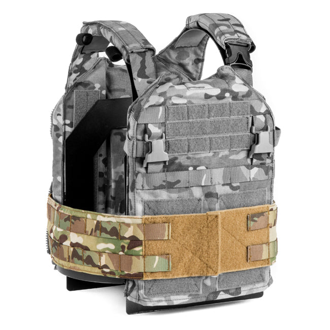 Tactical MOLLE Cummerbund with 2 Bands & Velcro Plate Carrier Attachment - Perfect for Military Gear, Airsoft, and Outdoor Adventures