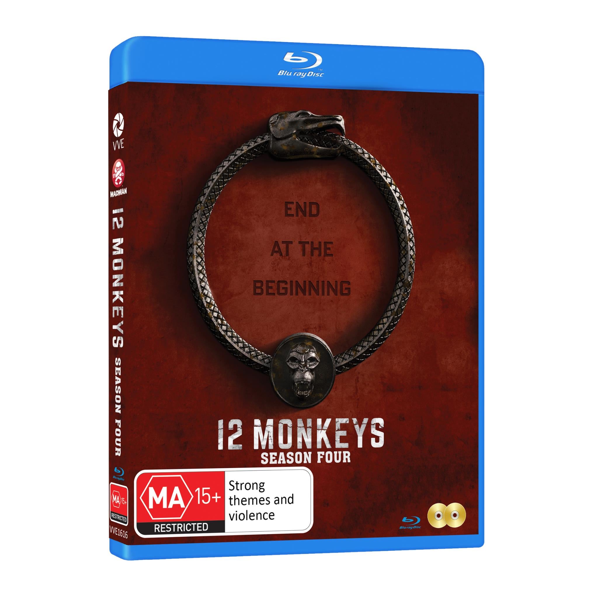 12 Monkeys Season 4 DVD | Complete Final Season | Sci-Fi Time Travel TV Series | Perfect for Binge-Watching & Sci-Fi Fans