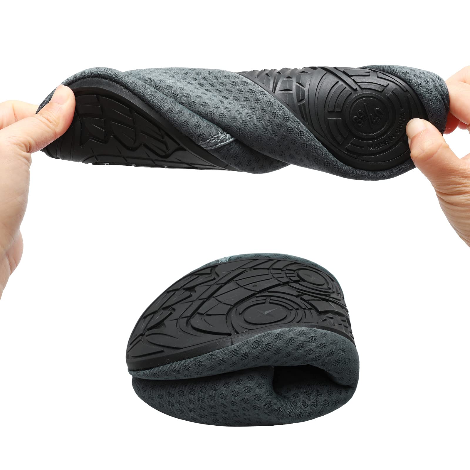 L-RUN Anti-Slip House Slippers for Women & Men - Indoor/Outdoor Warm Home Shoes for Comfort