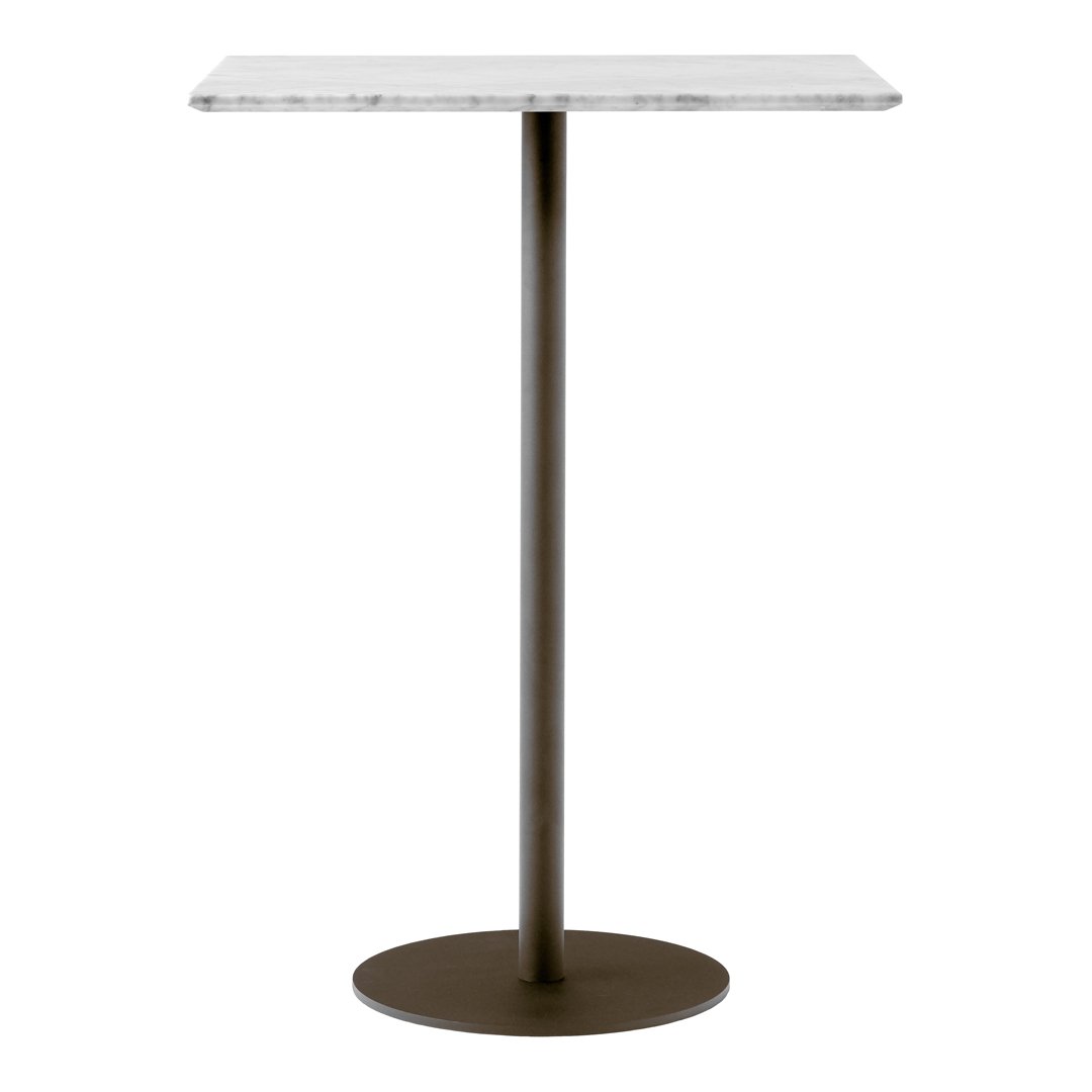 SK21 Bar Table with Center Base - Modern Counter Height Table for Kitchen, Dining Room, or Outdoor Patio Use