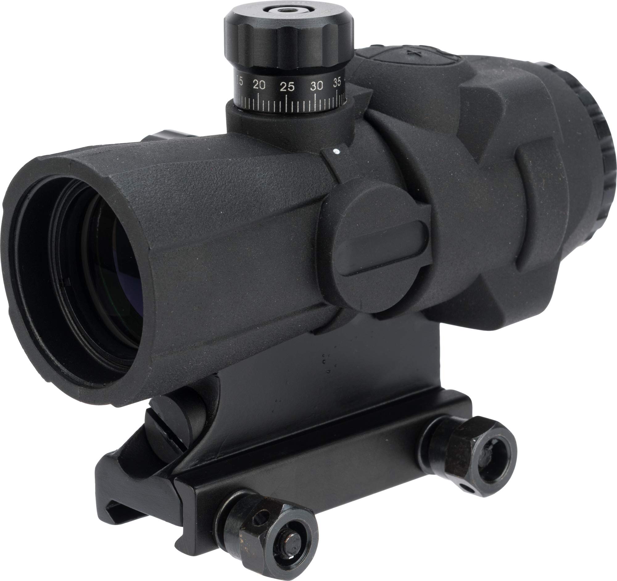 Evike Airsoft Phantom GD141 3X42 Tri-Color Illuminated Rifle Scope - Red/Green/Blue Reticle for Tactical Shooting & Airsoft Battles