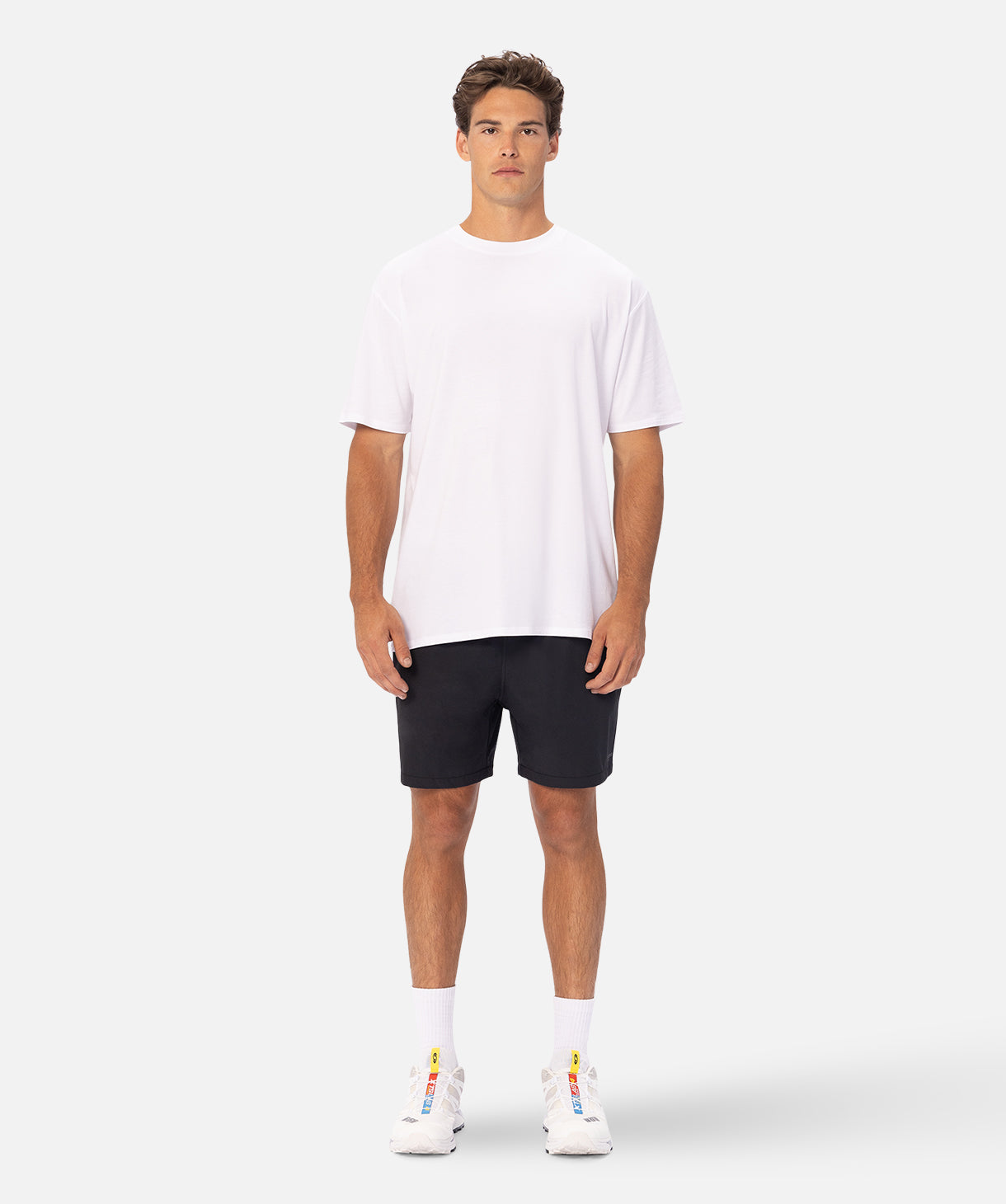 The Freeman Athletic Tee - Breathable White Performance T-Shirt for Men | Gym, Running & Workout Apparel