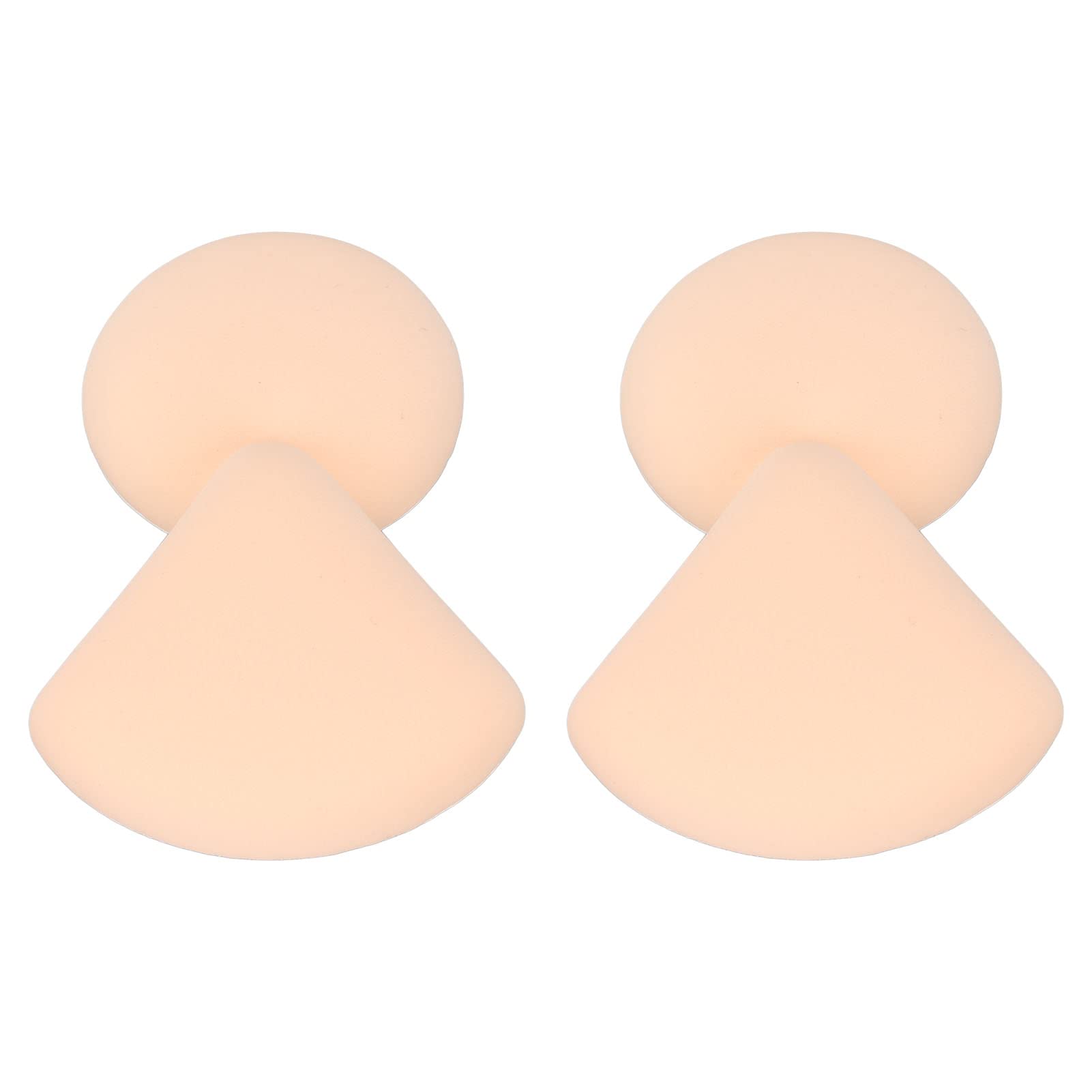 4-Pack High Density Pressed Powder Puffs - Oil Resistant Makeup Sponges for Loose Powder & Concealer Application - Perfect for On-the-Go Touch Ups and Professional Makeup Looks