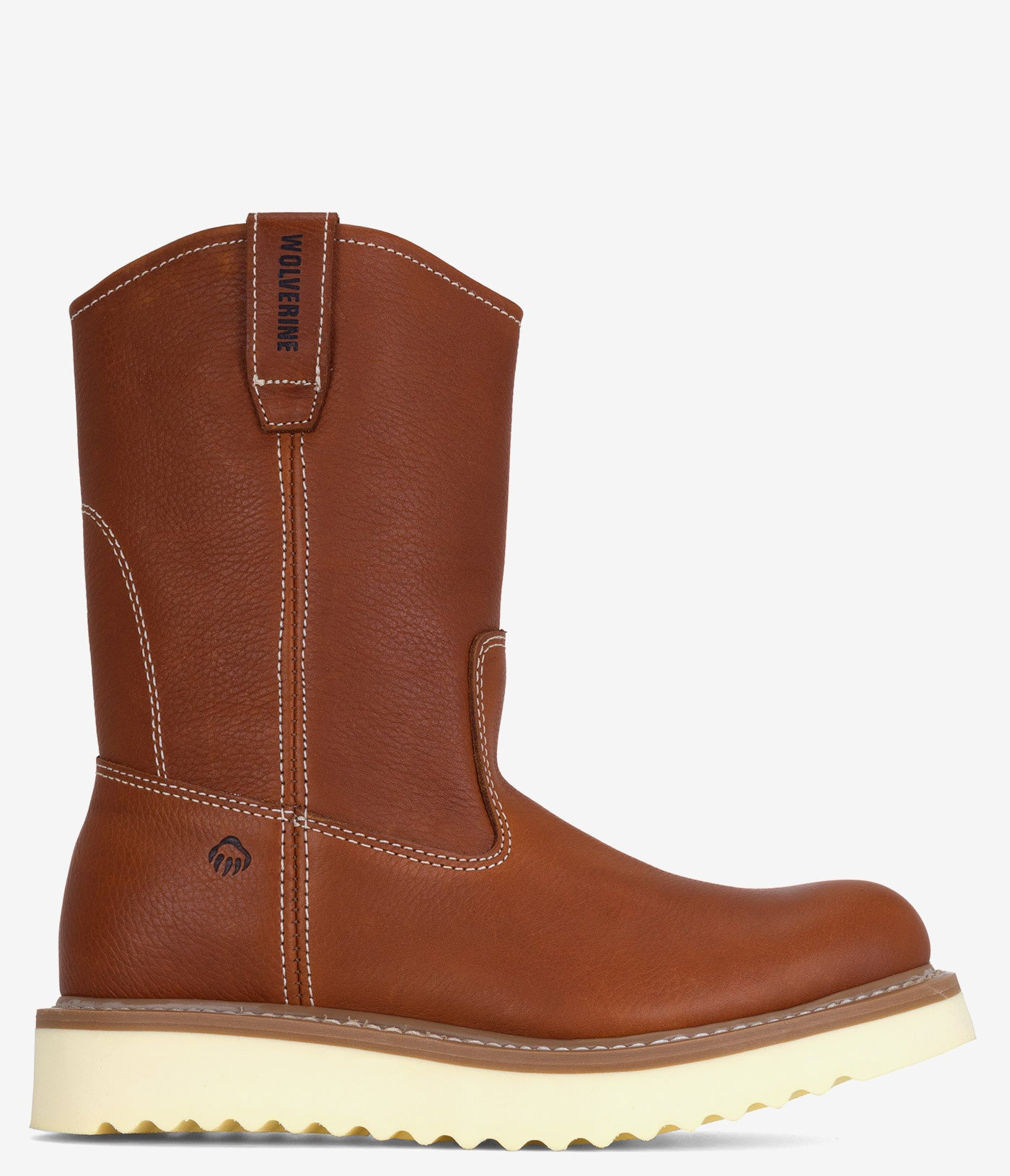 Wolverine Men's 10 Wellington Pull-On Boot - Waterproof Work Boots for Outdoor, Construction & Casual Wear
