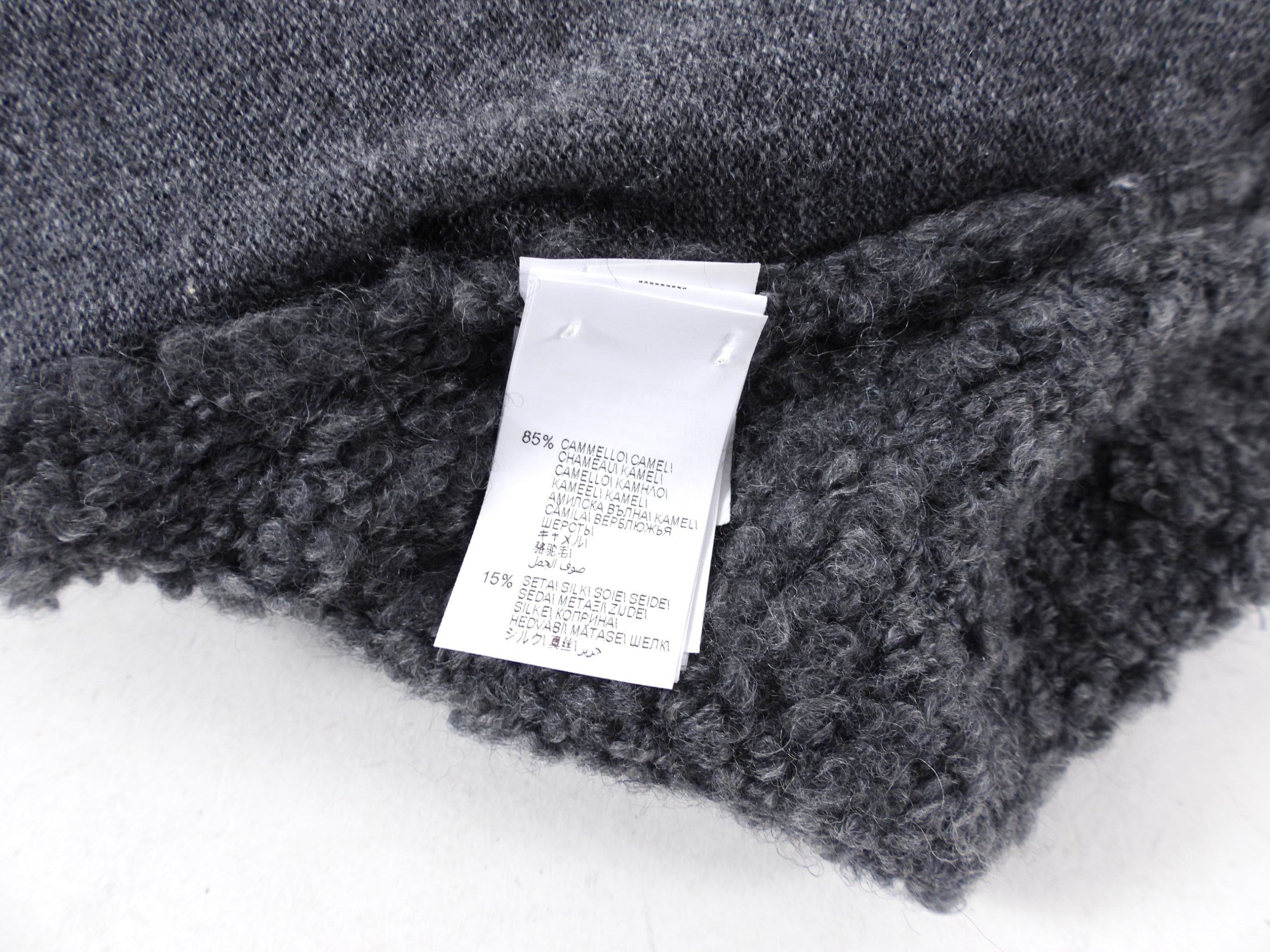 Brunello Cucinelli Grey Chunky Sequin Knit Cardigan Sweater for Women - XS/S Size - Perfect for Fall Layering & Evening Outfits