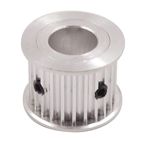 3M HTD Timing Pulley 18 Teeth (18T) with 10mm Bore & 15mm Width - Compatible with HTD 3M Timing Belts for Linear Motion Systems - Ideal for CNC Machines, 3D Printers, and Industrial Automation Equipment