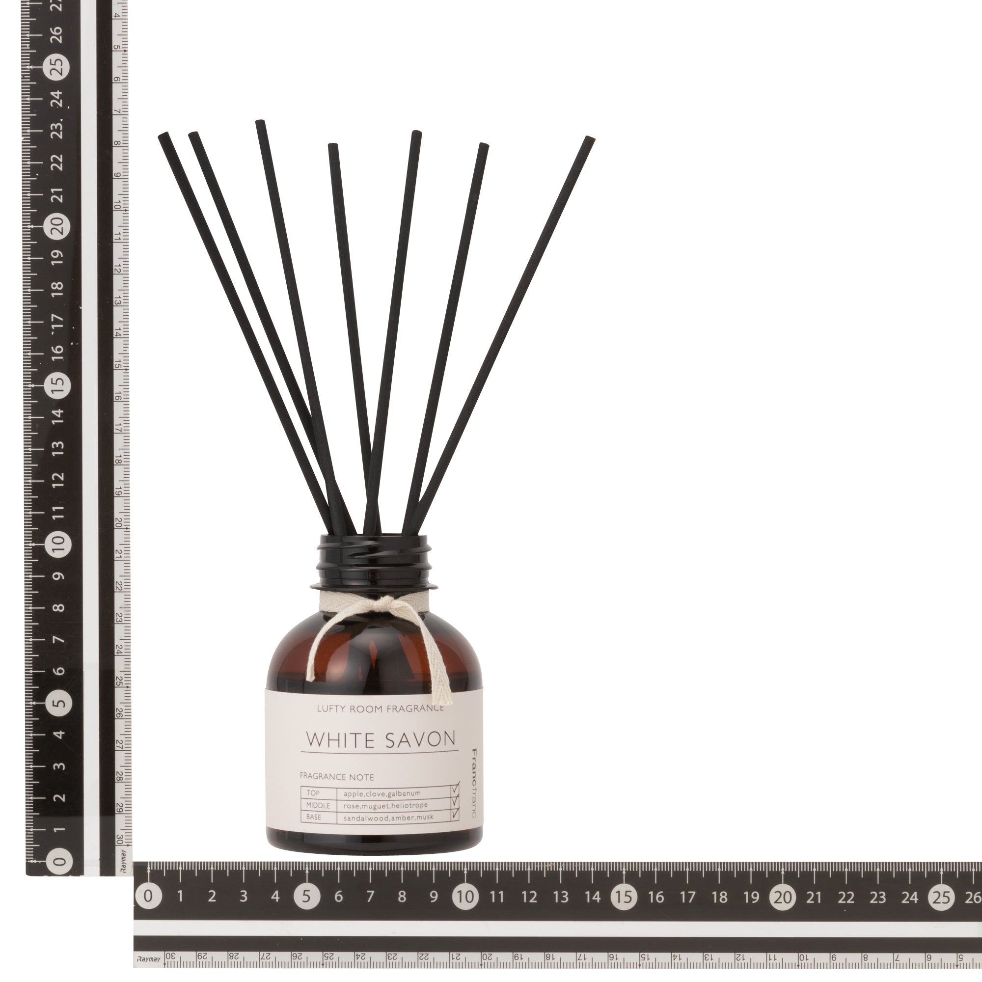 Lufty White Room Fragrance - Premium Home & Office Air Freshener for Relaxation & Aromatherapy | Perfect for Living Rooms, Bedrooms, Bathrooms & Workspaces