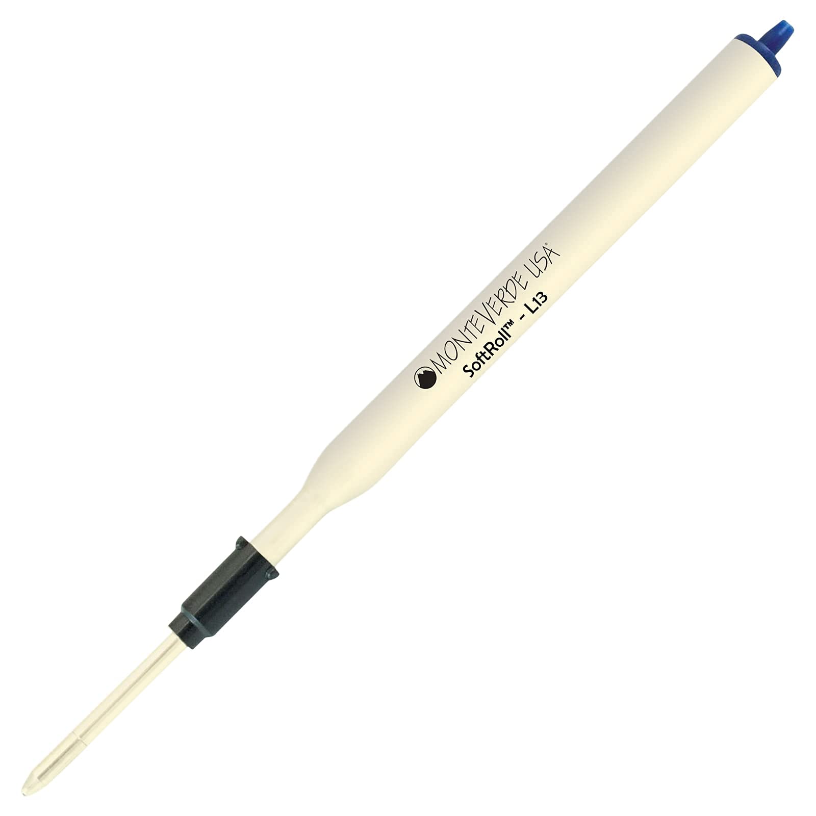 Monteverde Soft Roll Ballpoint Ink Refill L13 - Compatible with Lamy Style Pens - Blue Black Medium Tip 0.7mm - Smooth Writing for Office, School & Everyday Use