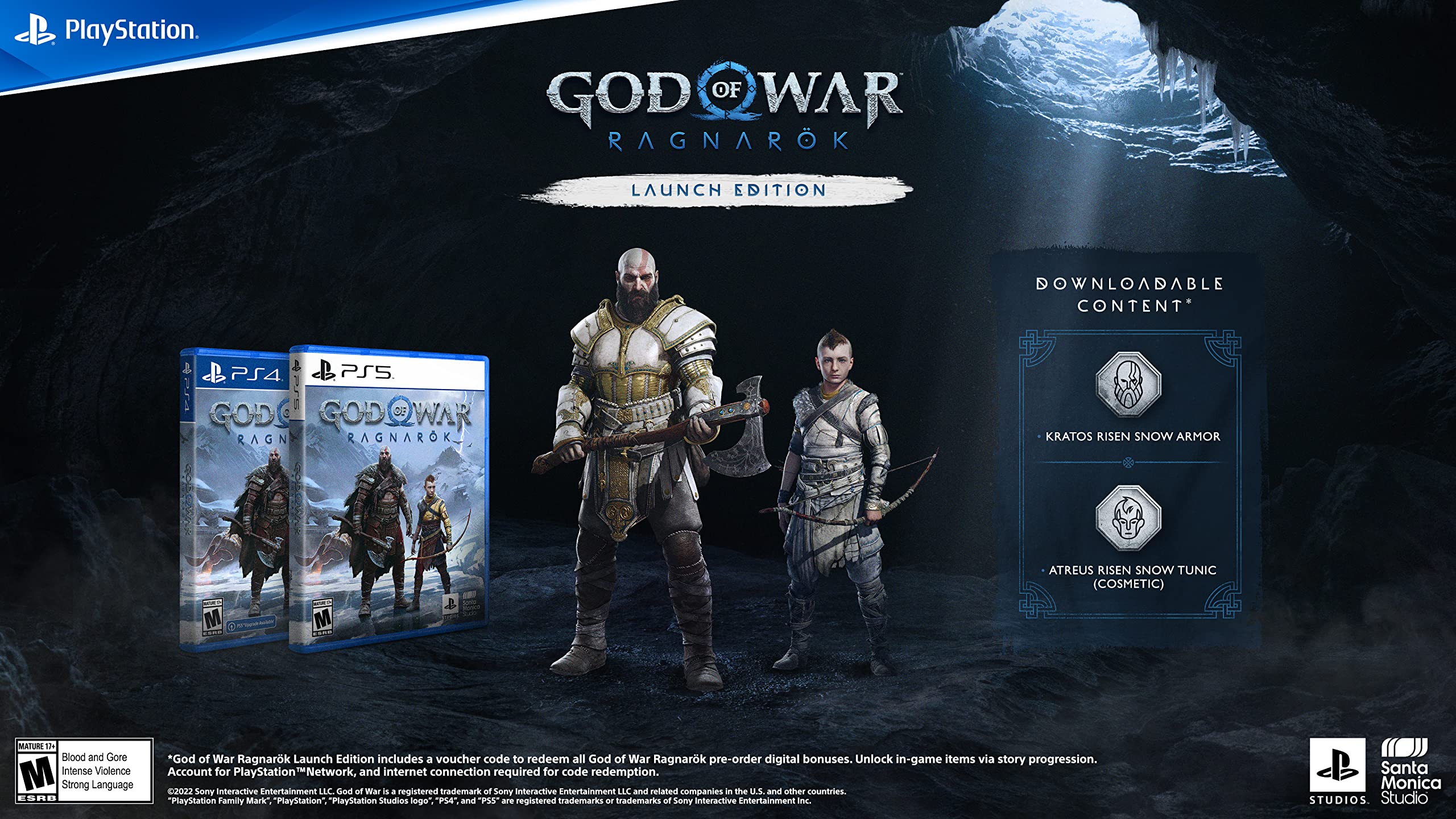 God of War Ragnarök Launch Edition for PS5 - Epic Norse Mythology Action Adventure Game | Perfect for PlayStation 5 Gamers & Kratos Fans