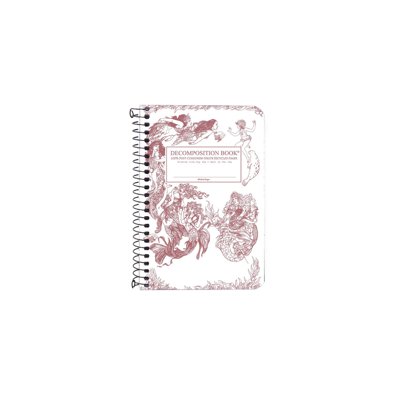 Mermaid-Themed Spiral Notebook - A5 Size, 120 Pages, Lined Paper for Journaling, Note Taking, School & Office Use - Perfect Gift for Mermaid Lovers & Fantasy Enthusiasts