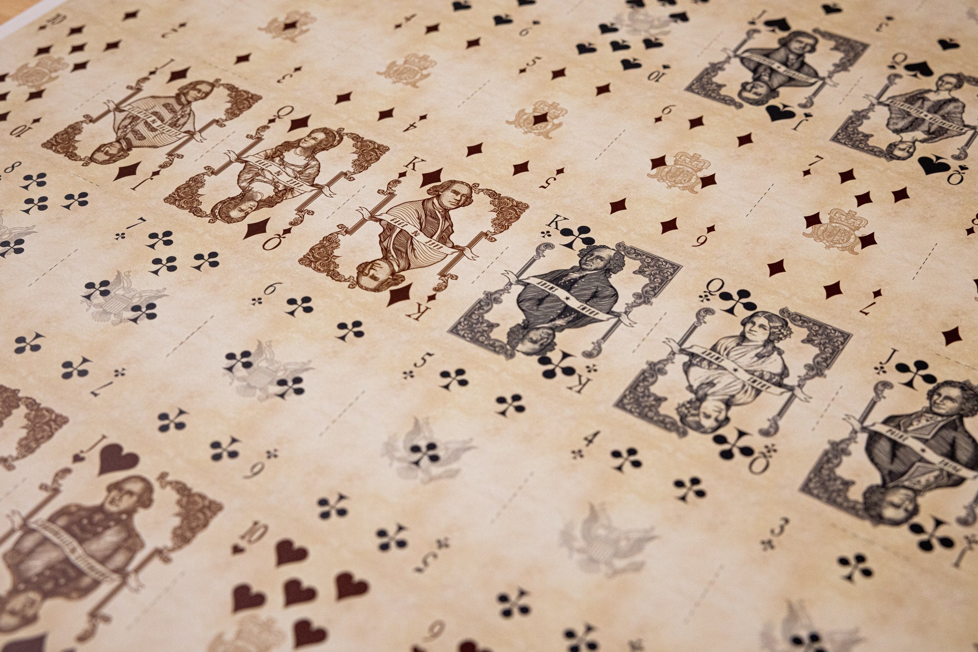 The Crown Standard Uncut Sheet - Premium Collectible Playing Cards for Magic Tricks & Cardistry | Perfect for Magicians, Collectors, and Card Game Enthusiasts