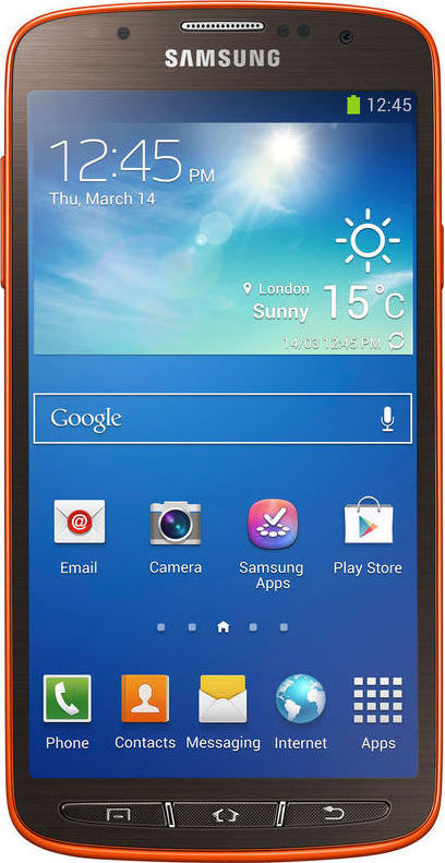 Samsung Galaxy S4 Active 16GB Waterproof Smartphone - AT&T Locked (Orange Flare) | Rugged Phone for Outdoor Adventures, Water Sports & Active Lifestyles