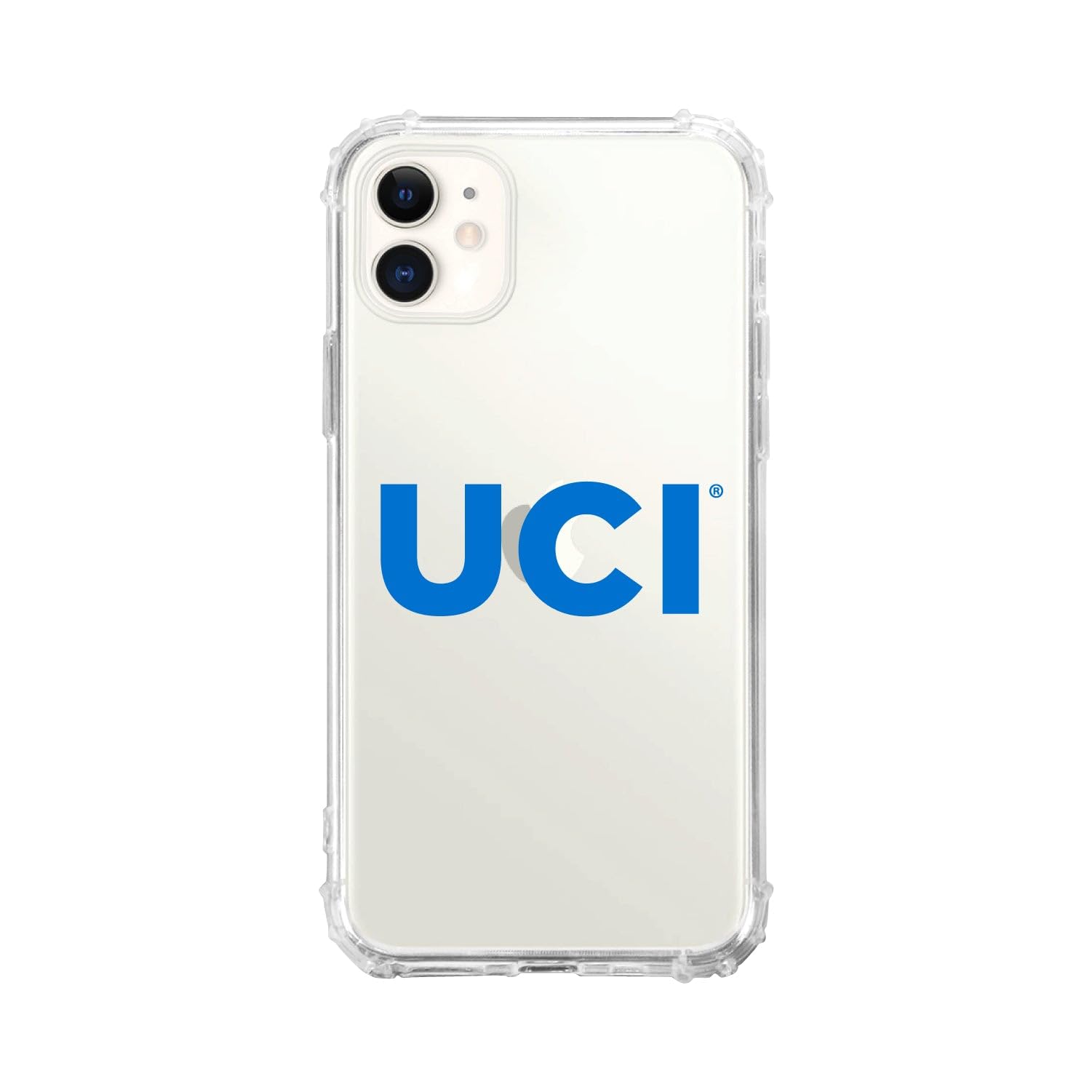OTM Essentials Durable Phone Case for iPhone 13 - Shockproof Tough Edge Protection - University of California-Irvine UCI Alumni Gift - Classic White Design | Perfect for College Students & Campus Life