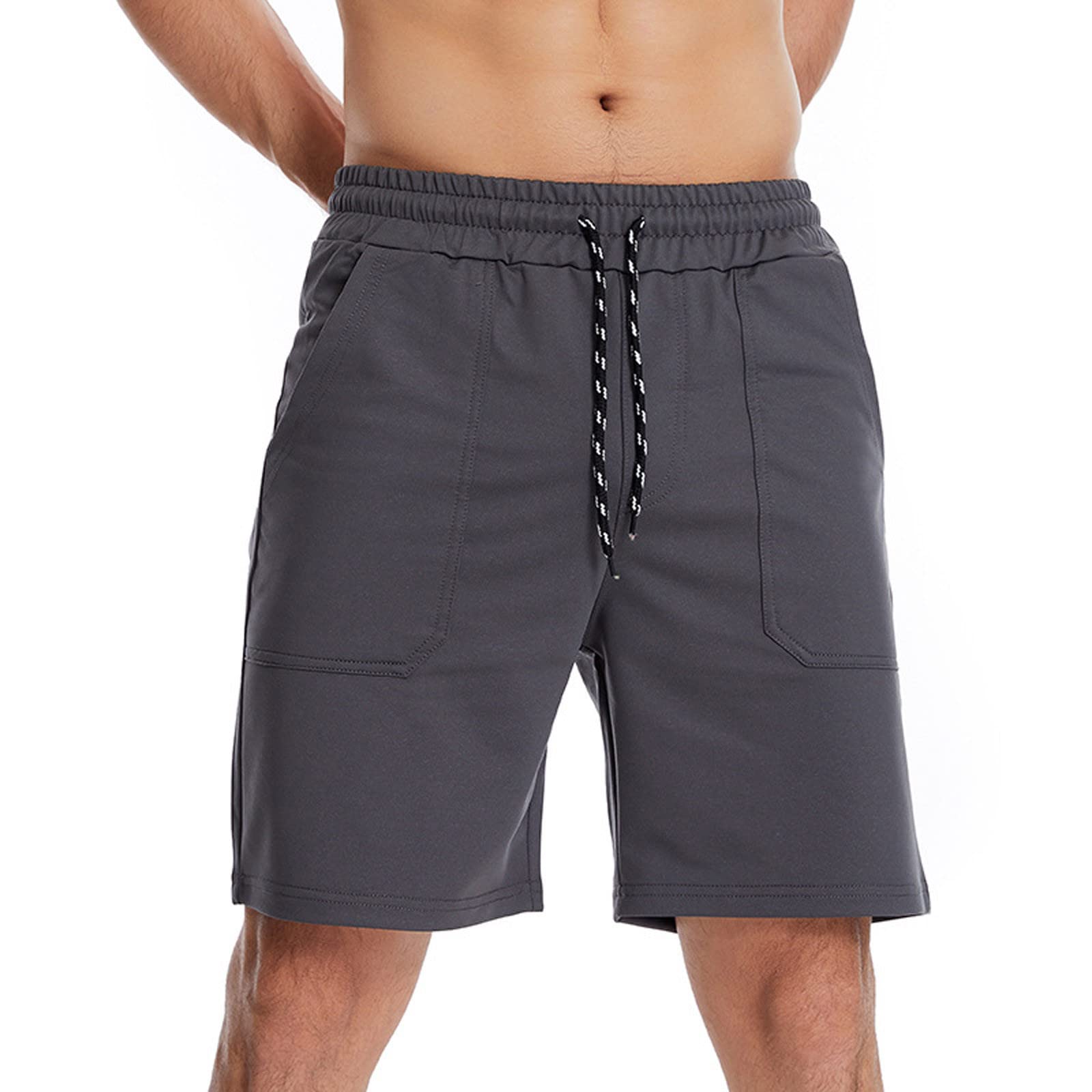 Men's Workout Shorts - Athletic Training Gym Shorts with Drawstring for Basketball, Running & Yoga | Breathable & Comfortable for Sports & Fitness