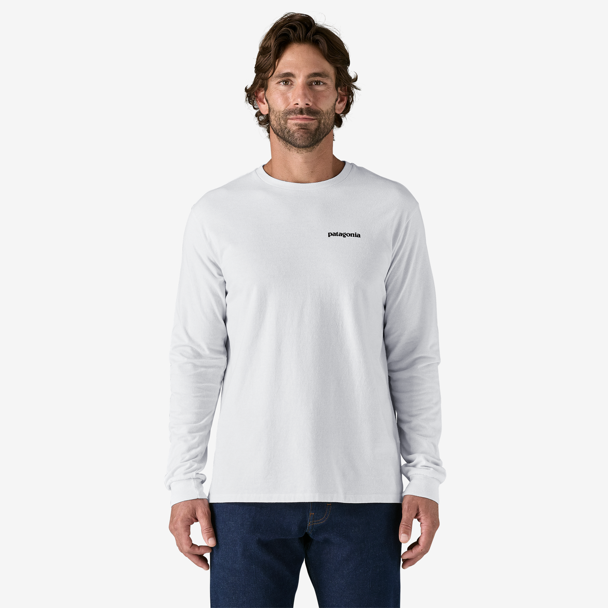 Men's Long Sleeve P6 Logo Responsibility Tee® - Comfortable Casual Shirt for Everyday Wear, Work & Outdoor Activities