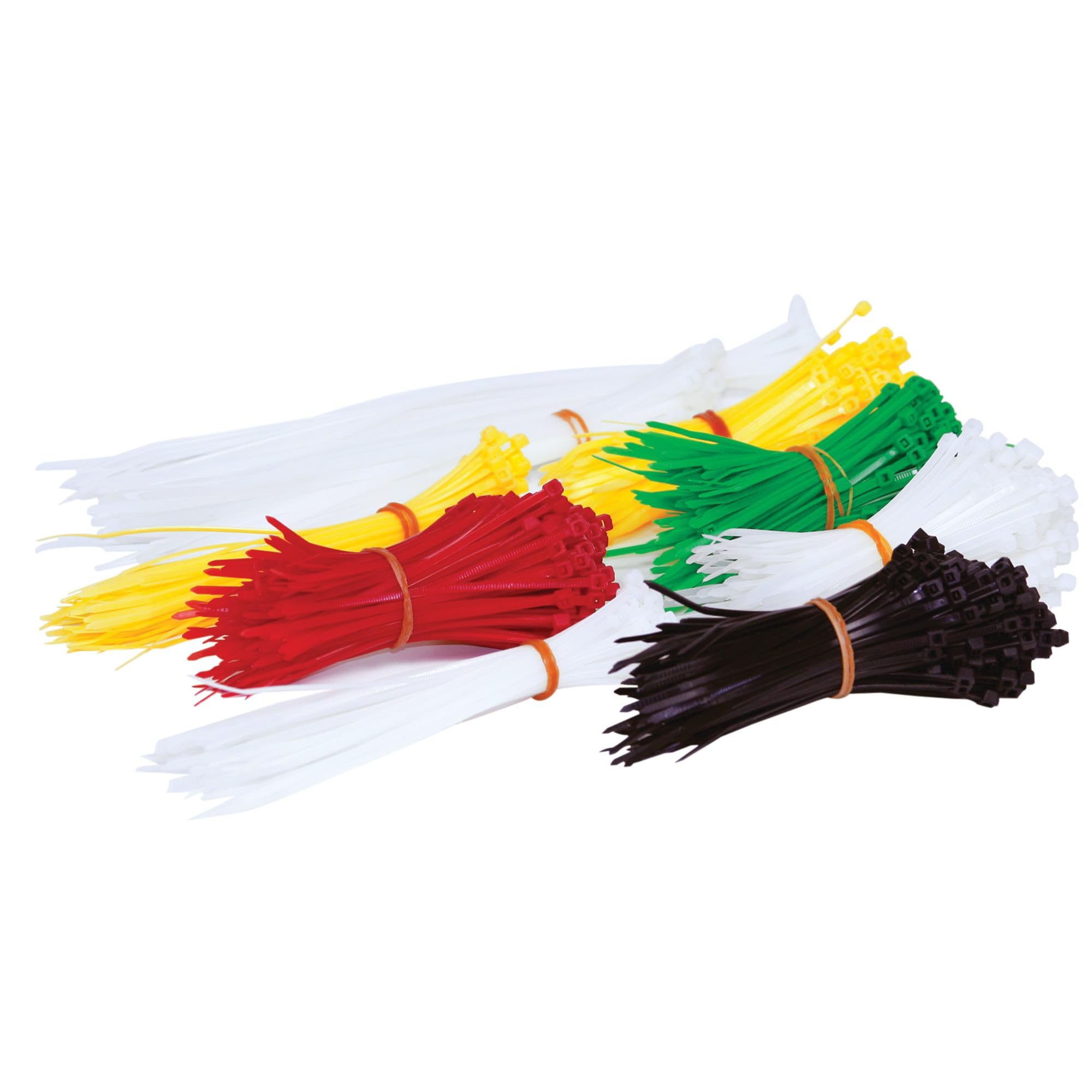 Performance Tool 1943 1000-Piece Cable Ties - Heavy Duty Nylon Zip Ties for Organizing Wires, Bundling Cables & Securing Items - Ideal for Home, Office, Workshop & Outdoor Use