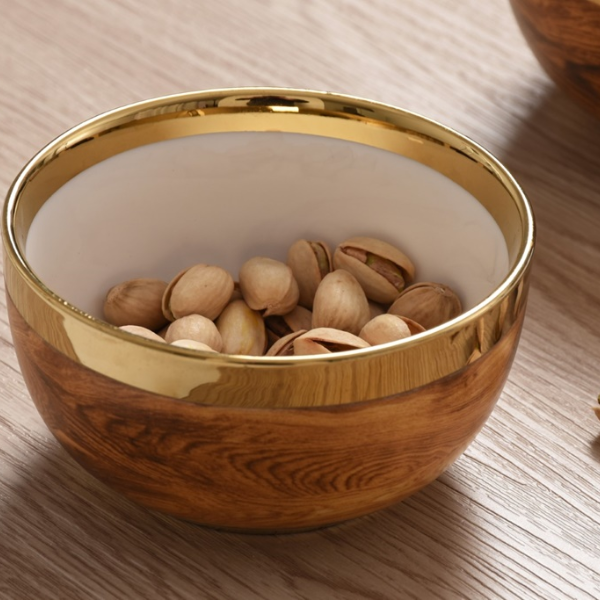 Pampa Bay Golden Salerno Elegant Serving Platter - Perfect for Dinner Parties, Holiday Entertaining & Wedding Receptions