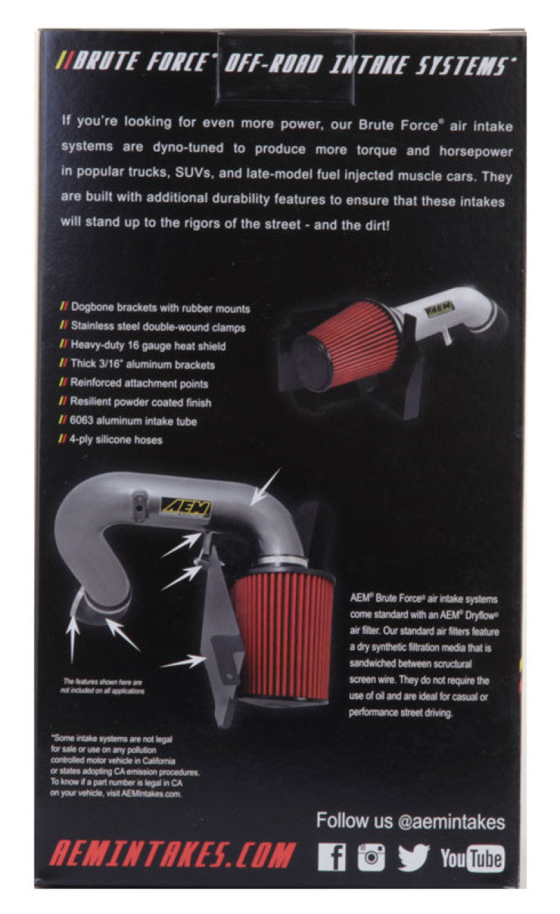 AEM Dryflow Conical Air Filter - 2.75