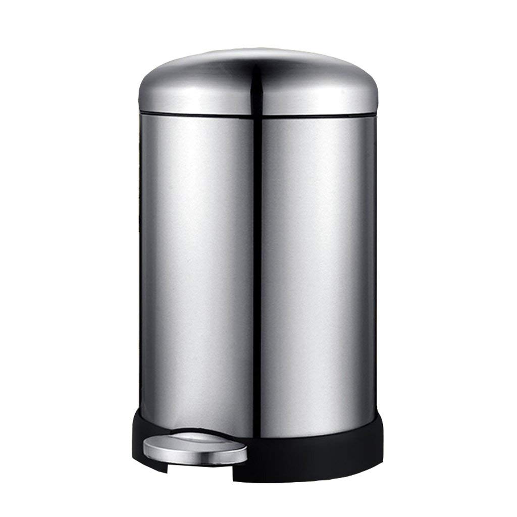 Stainless Steel Indoor Trash Can with Foot Pedal - 20L Large Capacity Waterproof Kitchen & Living Room Garbage Bin for Waste Recycling | Perfect for Home, Office & Dorm Use