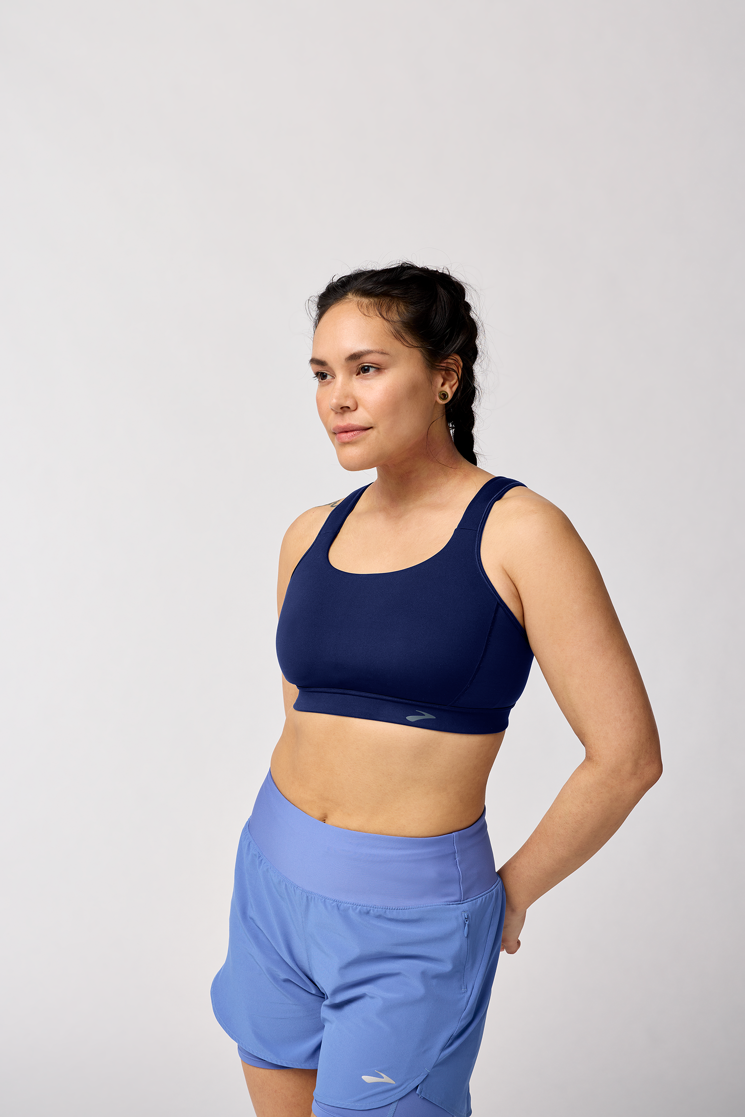 Women's Convertible 2.0 Sports Bra - Adjustable & Breathable Workout Top for Running, Yoga & Gym (450 Midnight) - Perfect for High-Intensity Training & Active Lifestyles