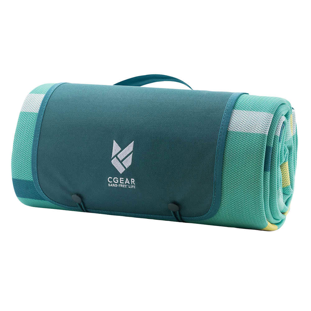 CGear Sandlite Sand-Free Beach Mat - Portable, Lightweight, and Durable for Outdoor Picnics, Camping, and Beach Trips