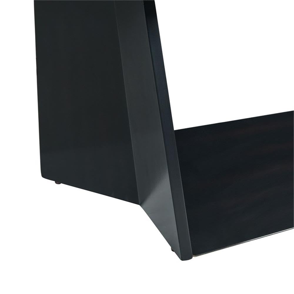 Picket House Furnishings Tobias Modern Coffee Table with Dark Marble Top - Stylish Living Room Centerpiece for Home Decor