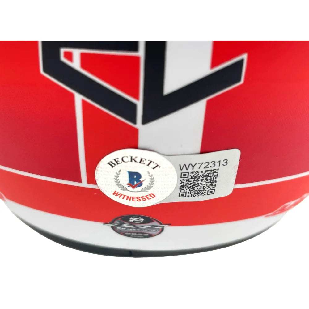 Charles Leclerc Autographed 1:2 Scale Ferrari F1 Mini Helmet - Official Formula One Collectible with BAS COA - Perfect for Racing Fans Display & Memorabilia Collection