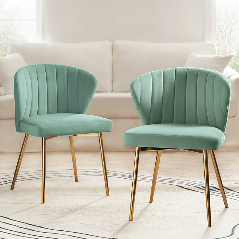 Luxury Aruna Velvet Upholstered Accent Chair - Soft Velvet Fabric, Comfortable Seating for Living Room, Bedroom, or Office - Elegant Home Decor & Stylish Furniture