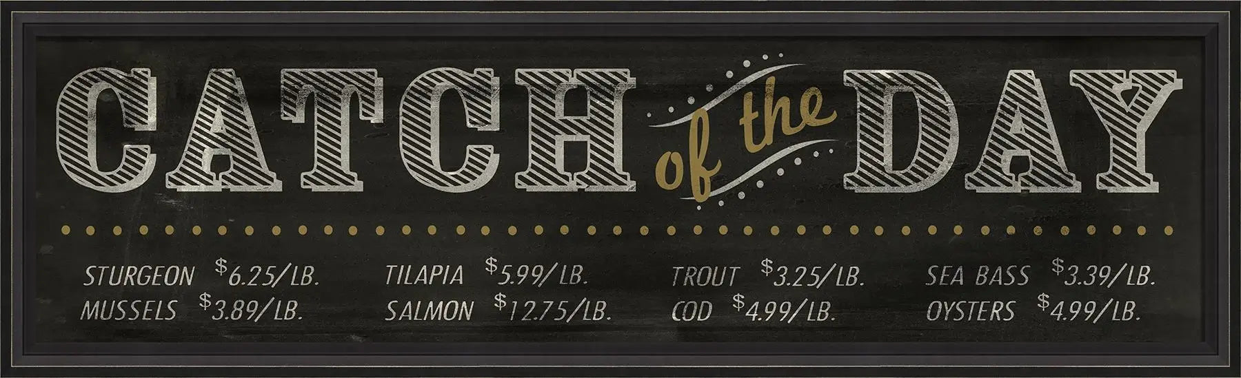 Stunning Large Ocean Themed Art Print - Perfect for Living Room, Bedroom & Office Decor | Catch Of The Day Wall Art