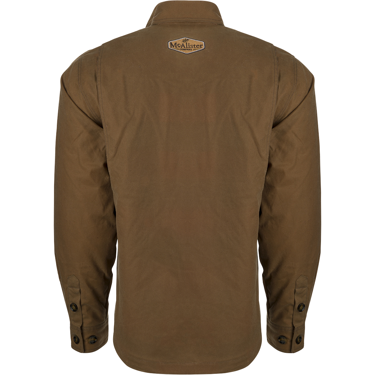 McAlister Men's Waxed Cotton Jacket - Water-Resistant Outdoor Shirt for Hiking, Camping & Casual Wear
