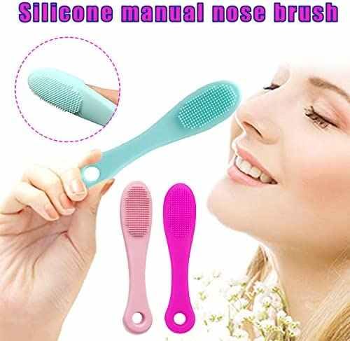 **Ayushicreationa Silicone Face Mask Brush - Soft Makeup & Facial Scrubber for Mud, Clay, Charcoal Masks - Easy Cream & Lotion Applicator - 1pc (Multi Color) - Perfect for Spa, Skincare & Beauty Routines**