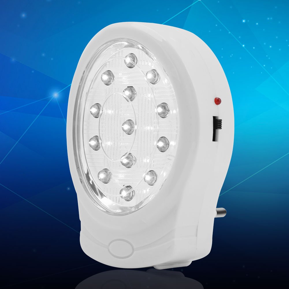 Yosoo 13 LED Rechargeable Emergency Light - Auto On During Power Outage - Bright Home Safety Lamp for Blackouts, Storms & Nighttime Use (#1)