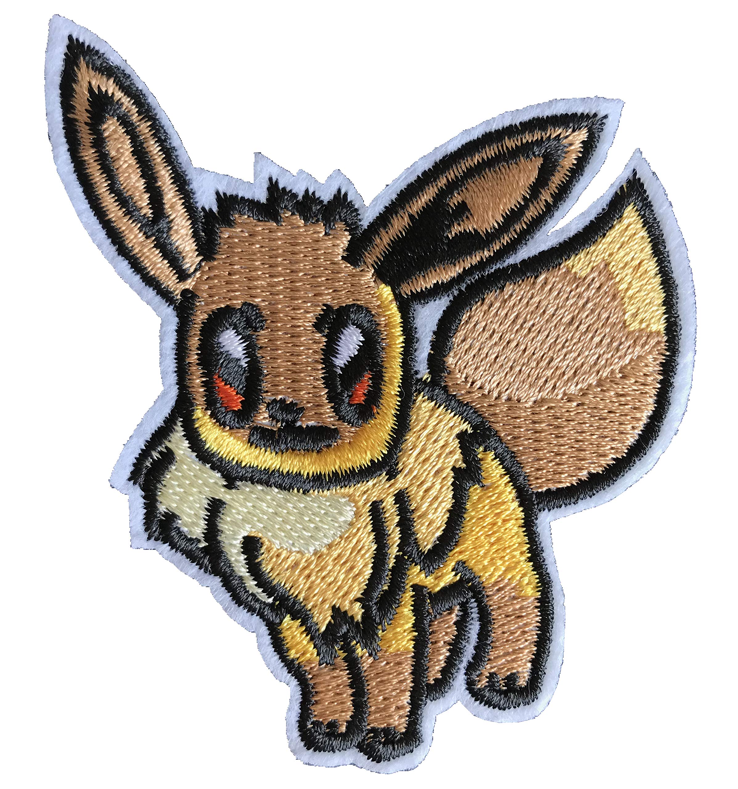 Karma Patch - Eevee Video Game Character Embroidered Iron On or Sew On Patch for Cosplay, Backpacks & DIY Crafts