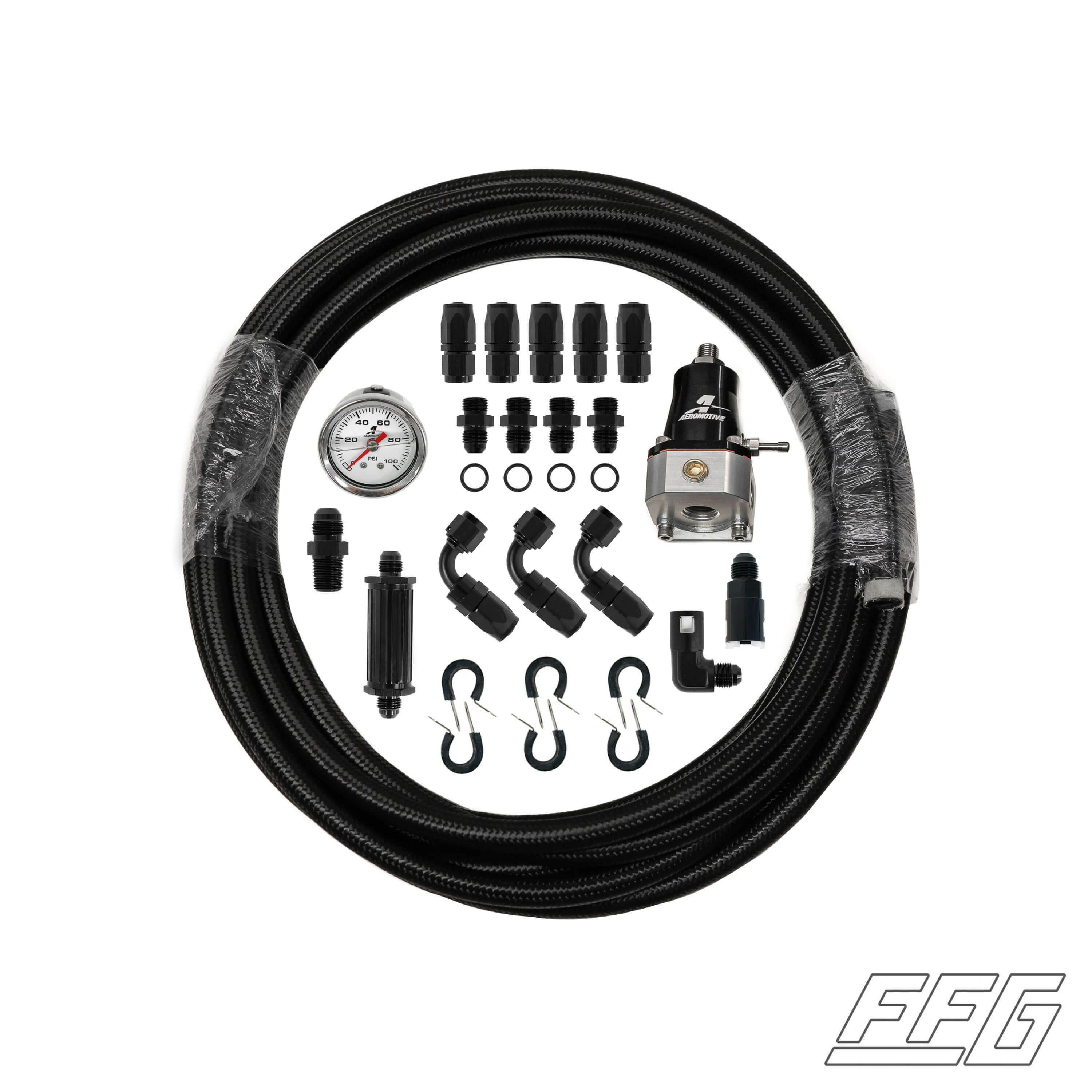 FFG Return Style Fuel Line System - High Performance Fuel Delivery Kit for Racing & Off-Road Vehicles | Perfect for Engine Upgrades & Fuel System Modifications
