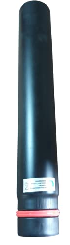 HST Pellet Pipe, 500mm Length x 100mm Diameter - Durable Sealed Tube for Pellet Stoves, Suitable for Outdoor Use - Essential Chimney Accessory for Home Heating & Ventilation Systems