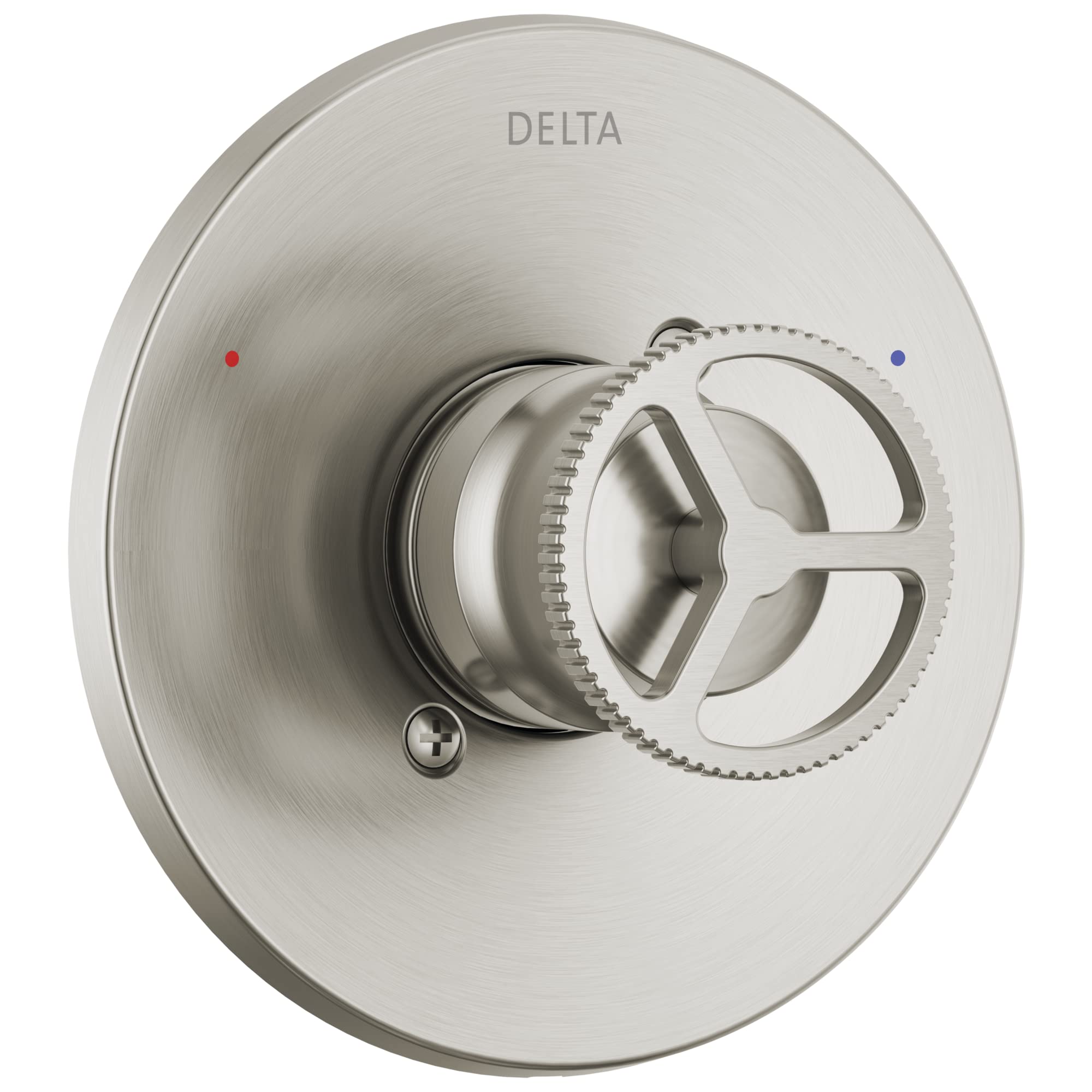 Delta Trinsic Shower Valve Trim Kit - Brushed Nickel Shower Faucet Handle Replacement (T14058-SS) for Bathroom Renovation & Modern Shower Systems (Valve Not Included)