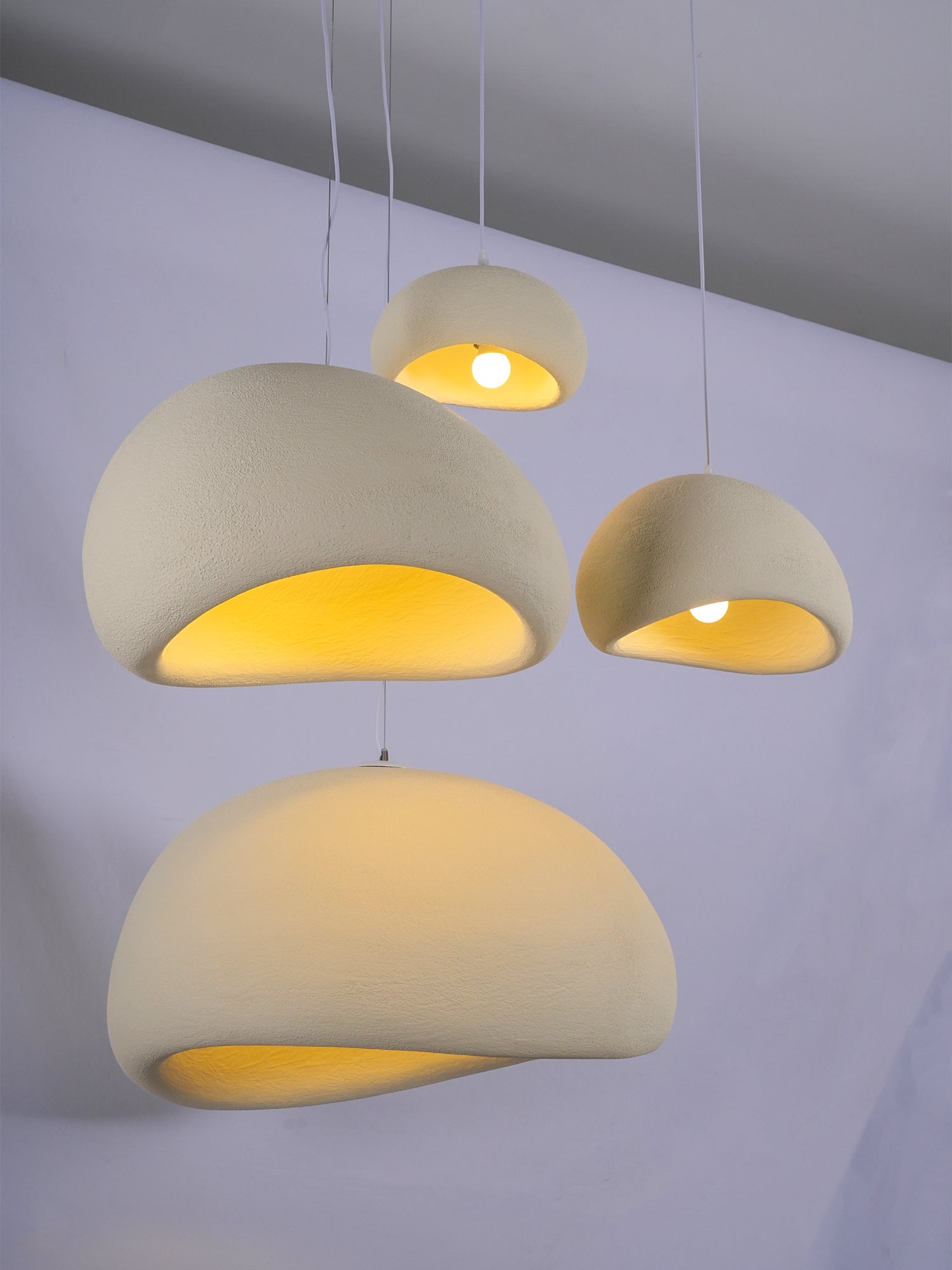 Cloud Pendant Light - Modern B-Shaped Hanging Lamp for Kitchen Island, Dining Room, or Bedroom Lighting