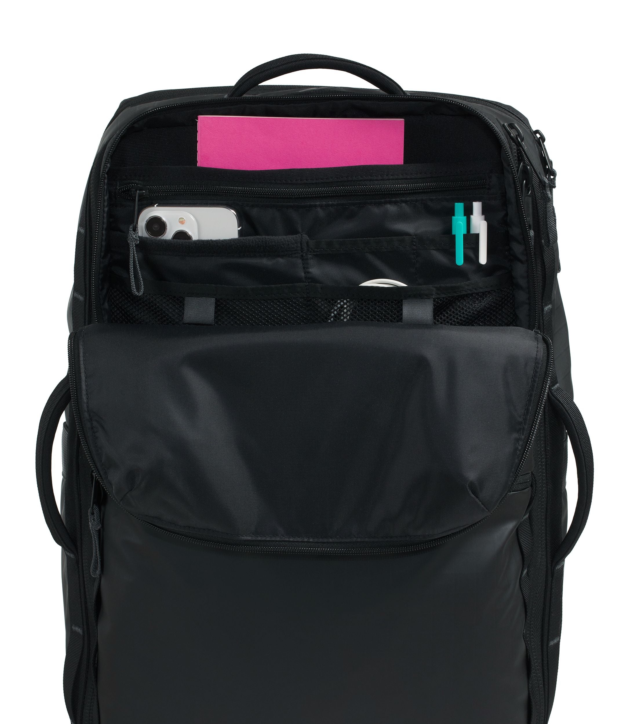 The North Face Base Camp Voyager 32L Travel Backpack - Durable Water-Resistant Hiking & Camping Pack for Outdoor Adventures, Weekend Trips & Air Travel