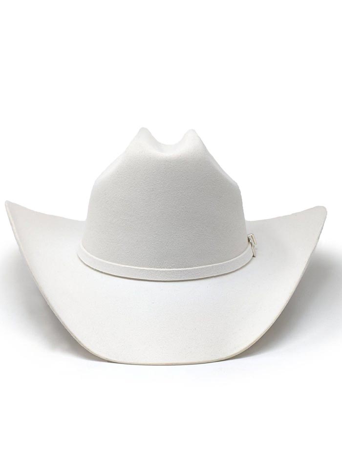 Resistol RWPGNT 754072 PAGEANT 4X Felt Western Cowboy Hat for Women & Men - White - Perfect for Rodeo, Country Music Festivals & Western Style Outfits