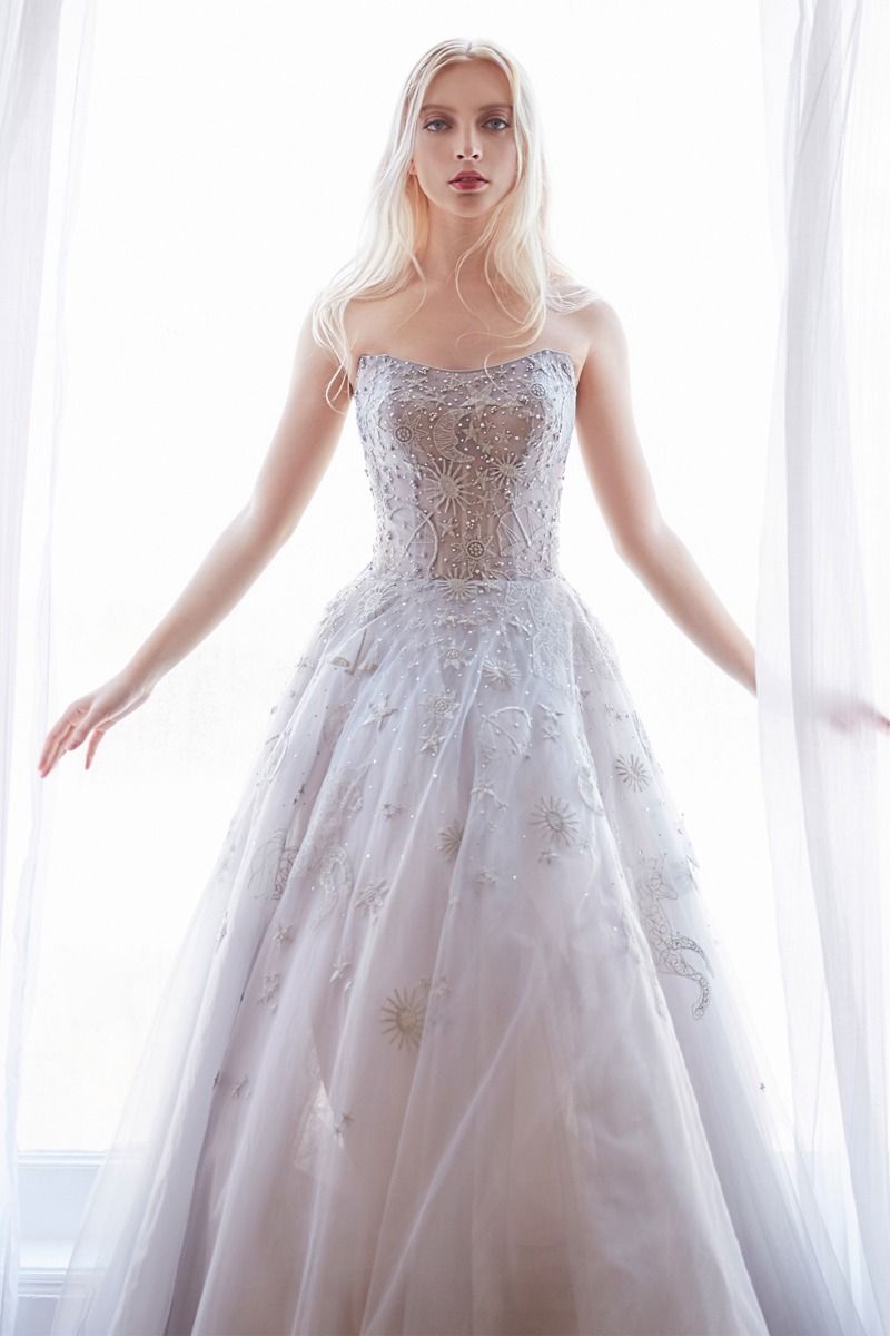 Stunning A0890 Constellation Selene Tulle Ball Gown by Andrea & Leo | Elegant Wedding Dress for Prom, Quinceañera & Formal Events