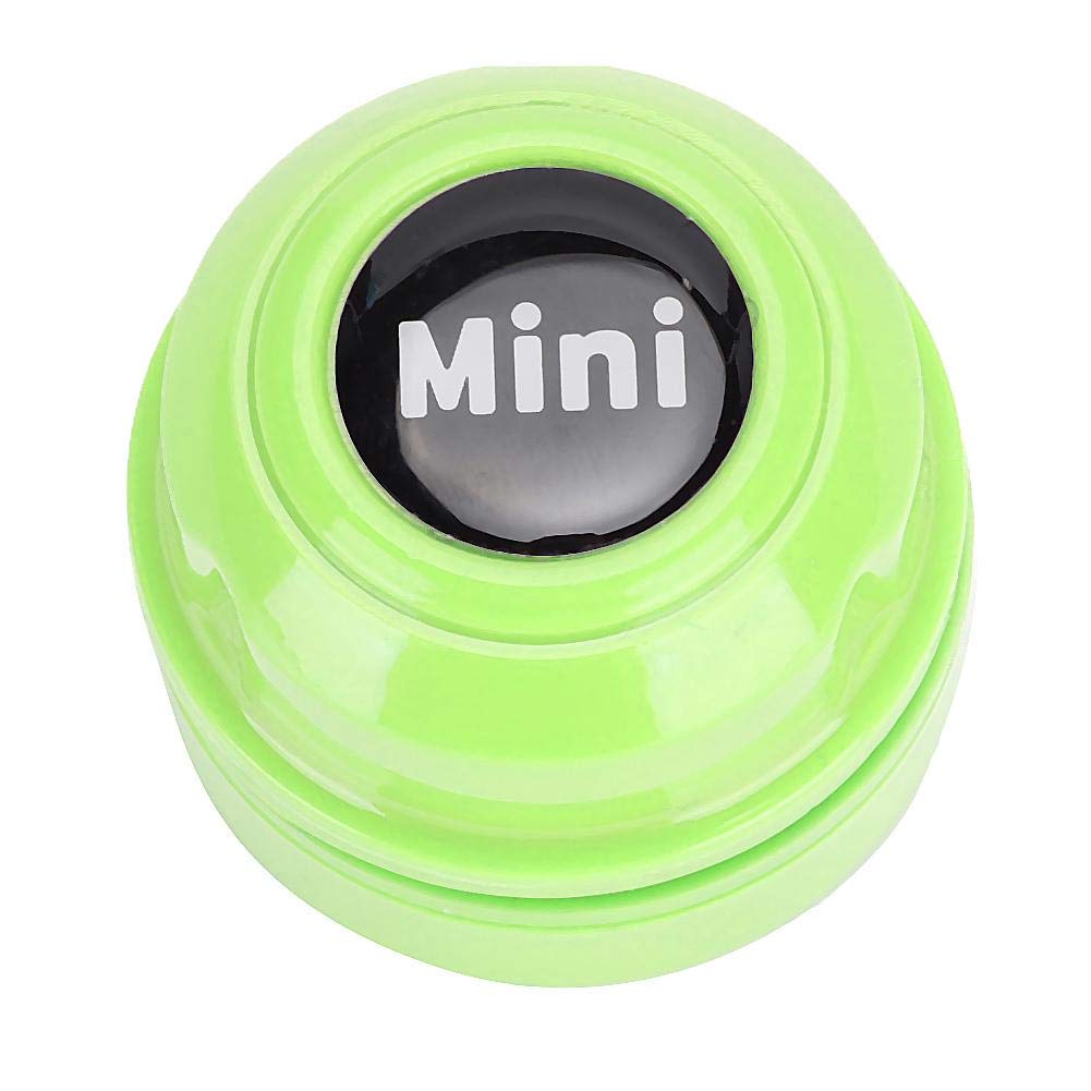 TOPINCN Magnetic Aquarium Cleaner - Mini Portable Fish Tank Glass Scraper with Plastic Brush for Algae Removal - Green (Ideal for Small Tanks, Home Aquariums & Office Fish Bowls)