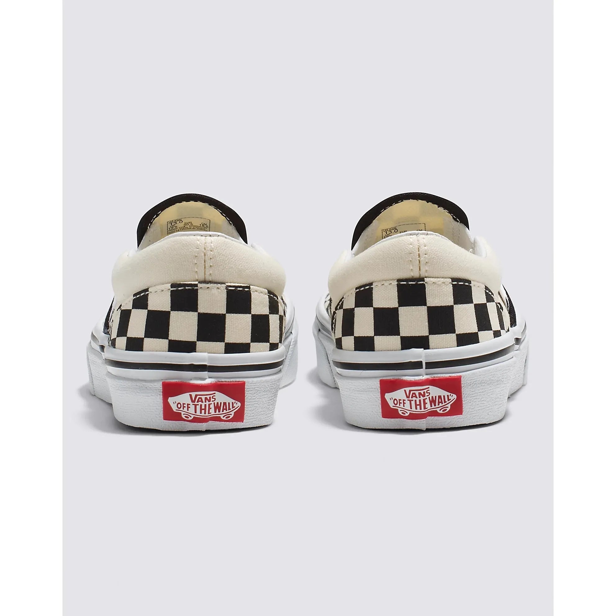 Vans Kids Classic Slip-On Checkerboard Sneakers - Comfortable Canvas Shoes for Boys & Girls - Perfect for School, Playground & Casual Wear