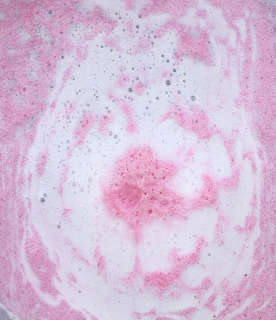 Organic Rose Scented Handmade Bath Bombs - 2 Pack | Natural Skin Care Gift for Kids, Birthday & Christmas | Relaxing Spa & Self Care Treatment